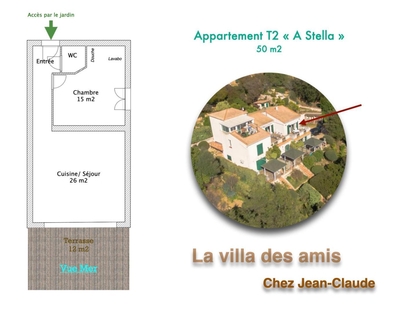 Chez Jean Claude La Des Amis Apartment